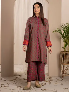 2 Piece Linen Suit-Printed (Unstitched)