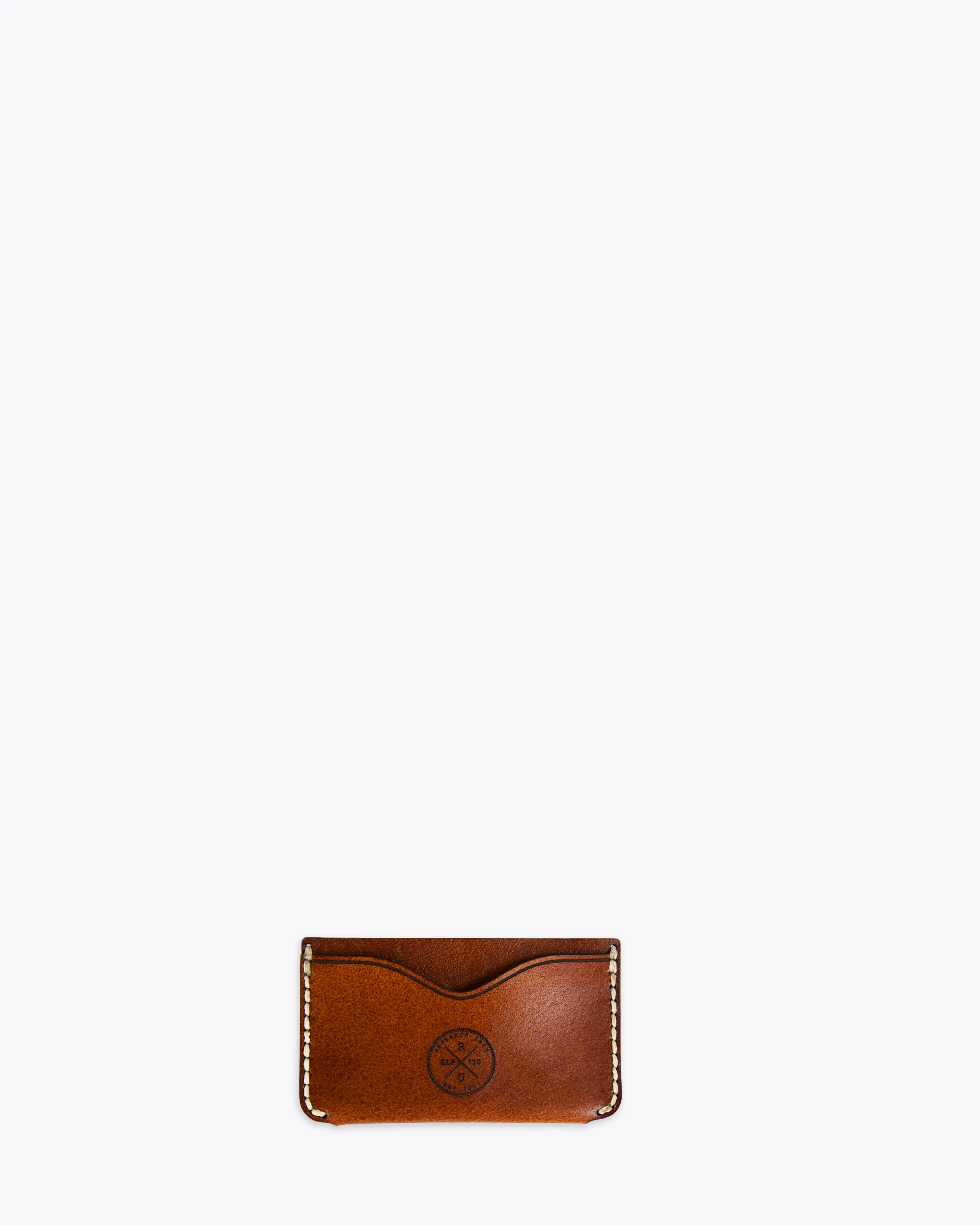 2 pocket cardholder (Tan)