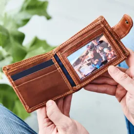 3 Colour Leather Wallet With RFID