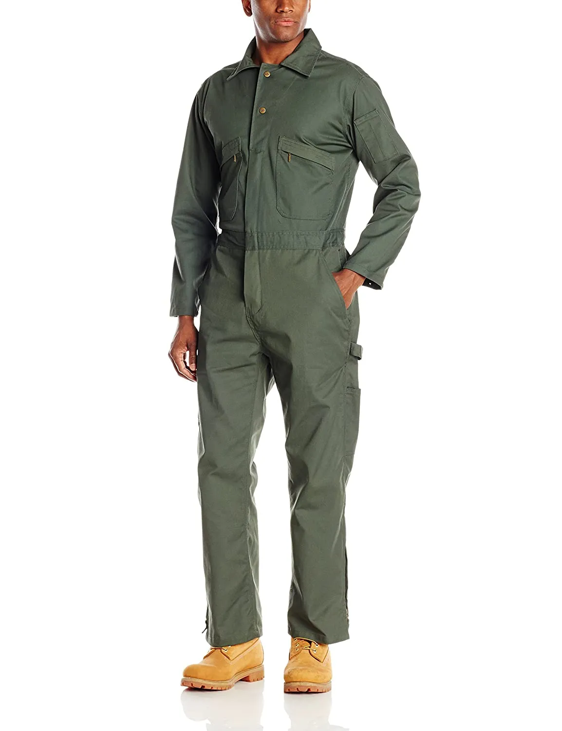 995.31 Deluxe Unlined Coverall, Zipper to Knee, Long Sleeve