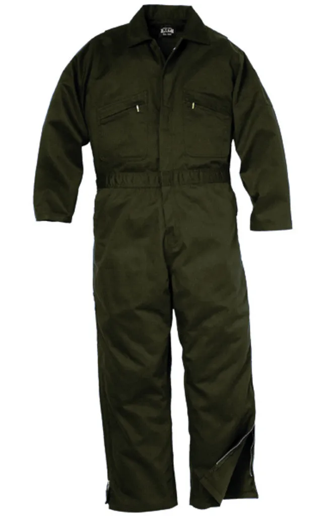 995.31 Deluxe Unlined Coverall, Zipper to Knee, Long Sleeve