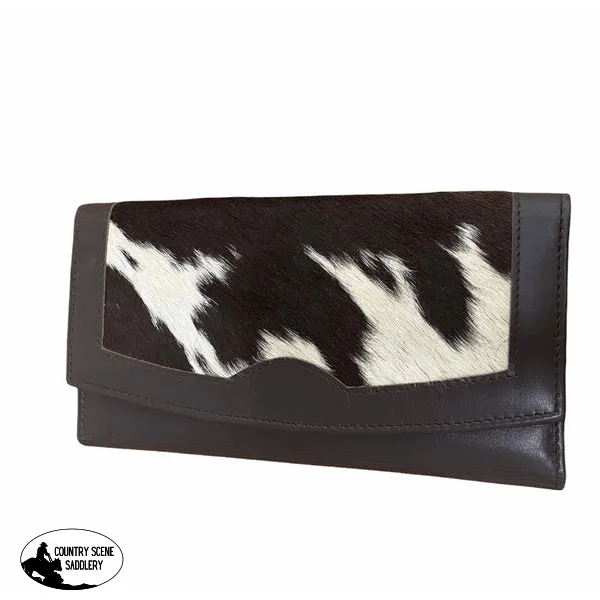 A7760 - Hair-On Collection Secretary Style Wallet