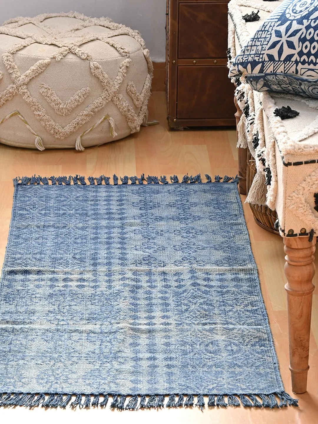 ACE-BLOCK PRINTED FLOOR RUNNER