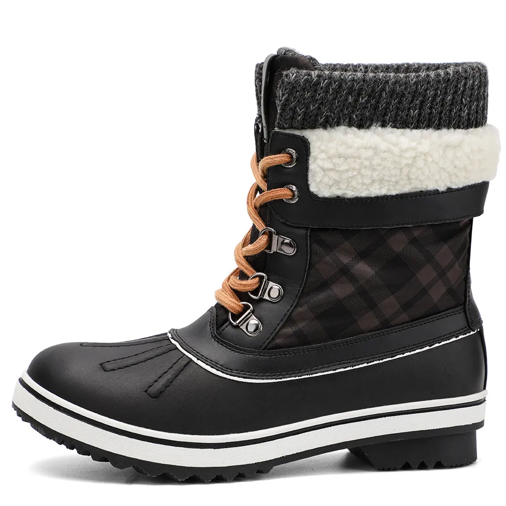 Aleader Women's Fashion Waterproof Winter Snow Boots