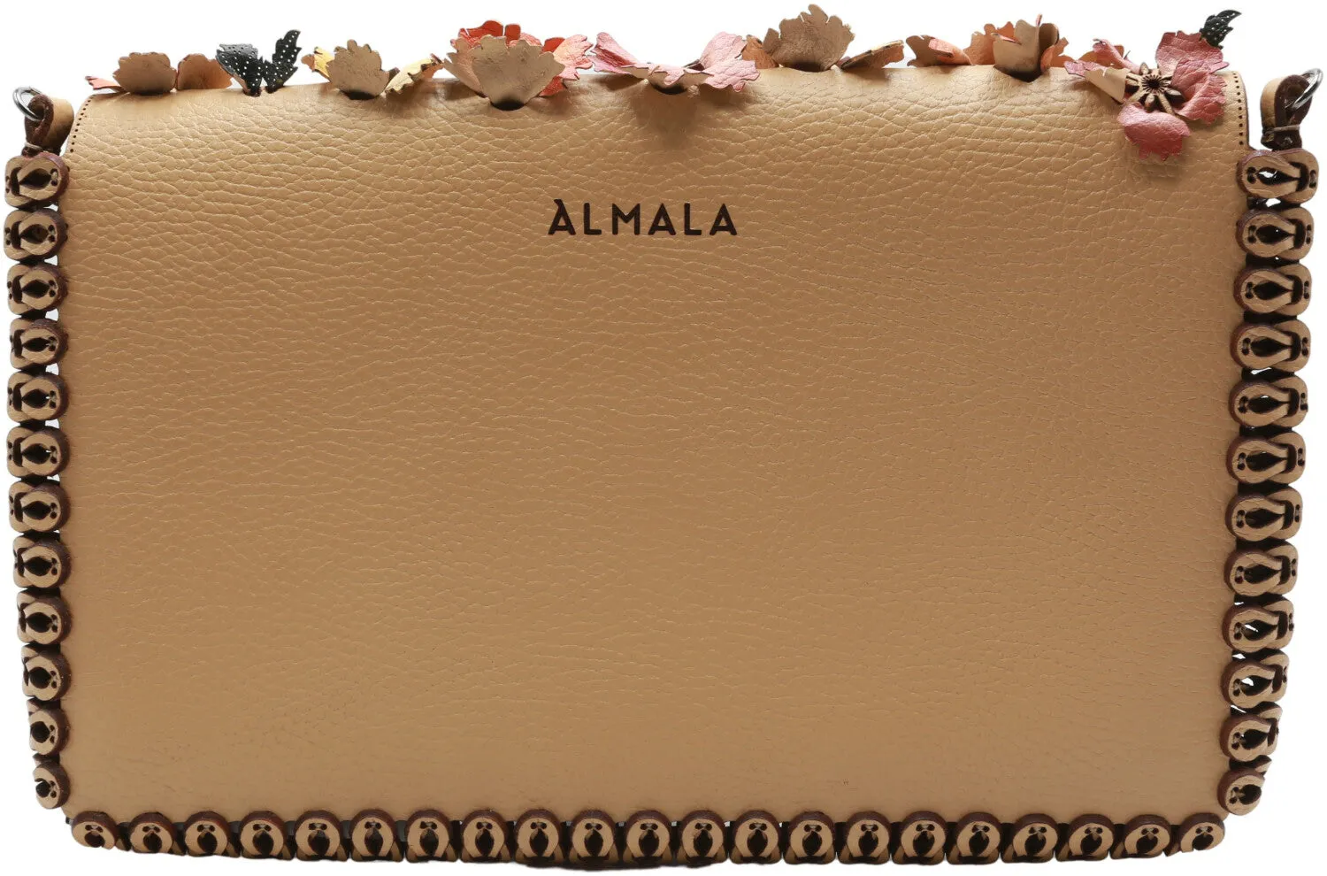 Almala Women's Flower Leather Clutch