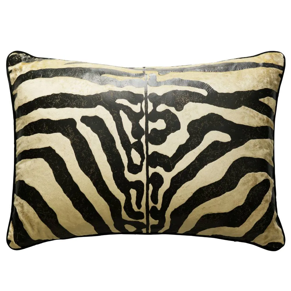 Arazova Velvet Zebra Cushion - Andrew Martin