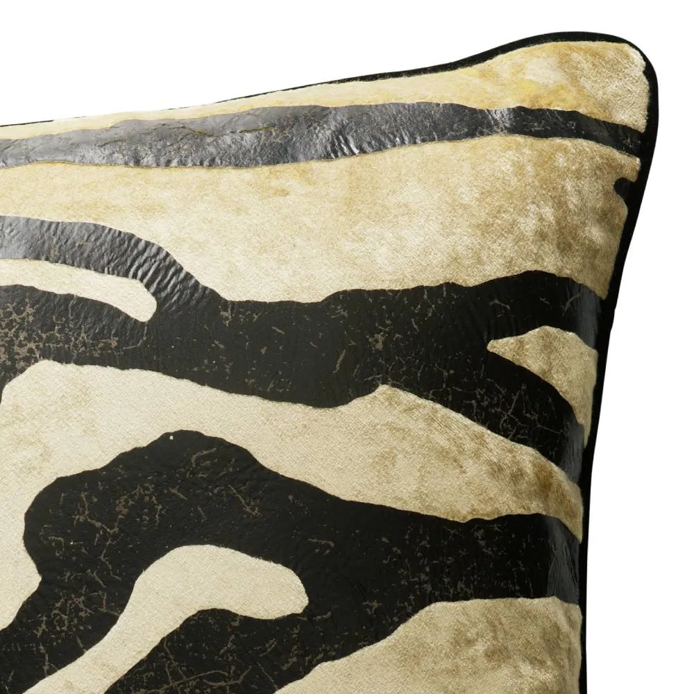 Arazova Velvet Zebra Cushion - Andrew Martin