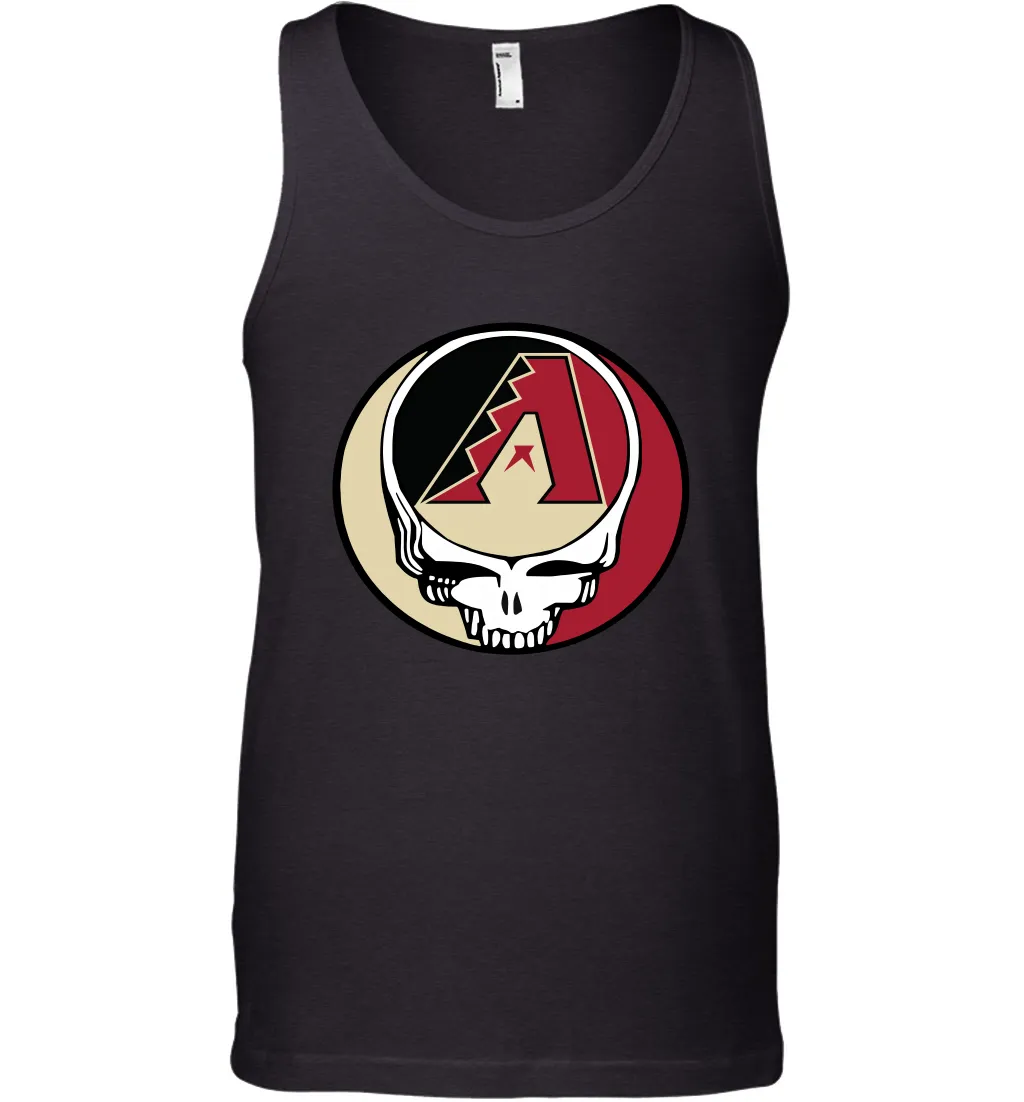 Arizona Diamondbacks Grateful Dead Steal Your Face Baseball Mens Tank Top