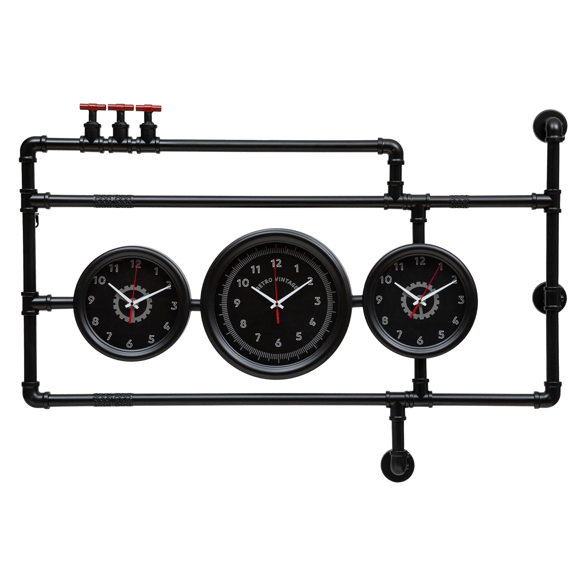 Atmosphera Daya Clock Black