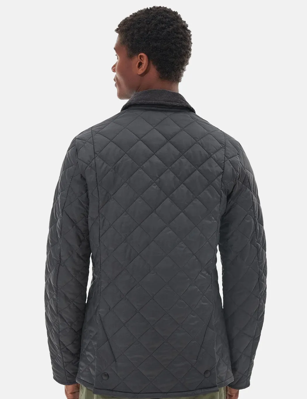 Barbour Heritage Liddesdale Quilted Jacket - Charcoal Grey