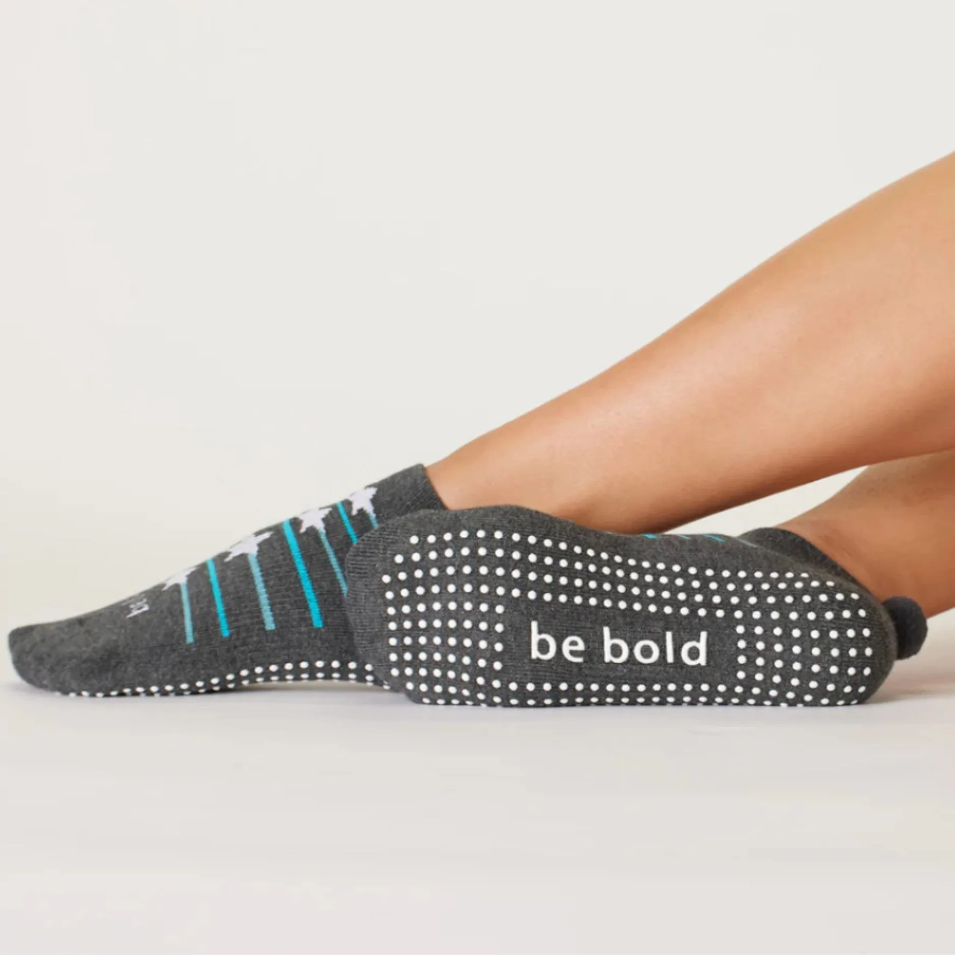 Be Bold - Sirius - POM POM Grip Socks (Barre / Pilates)