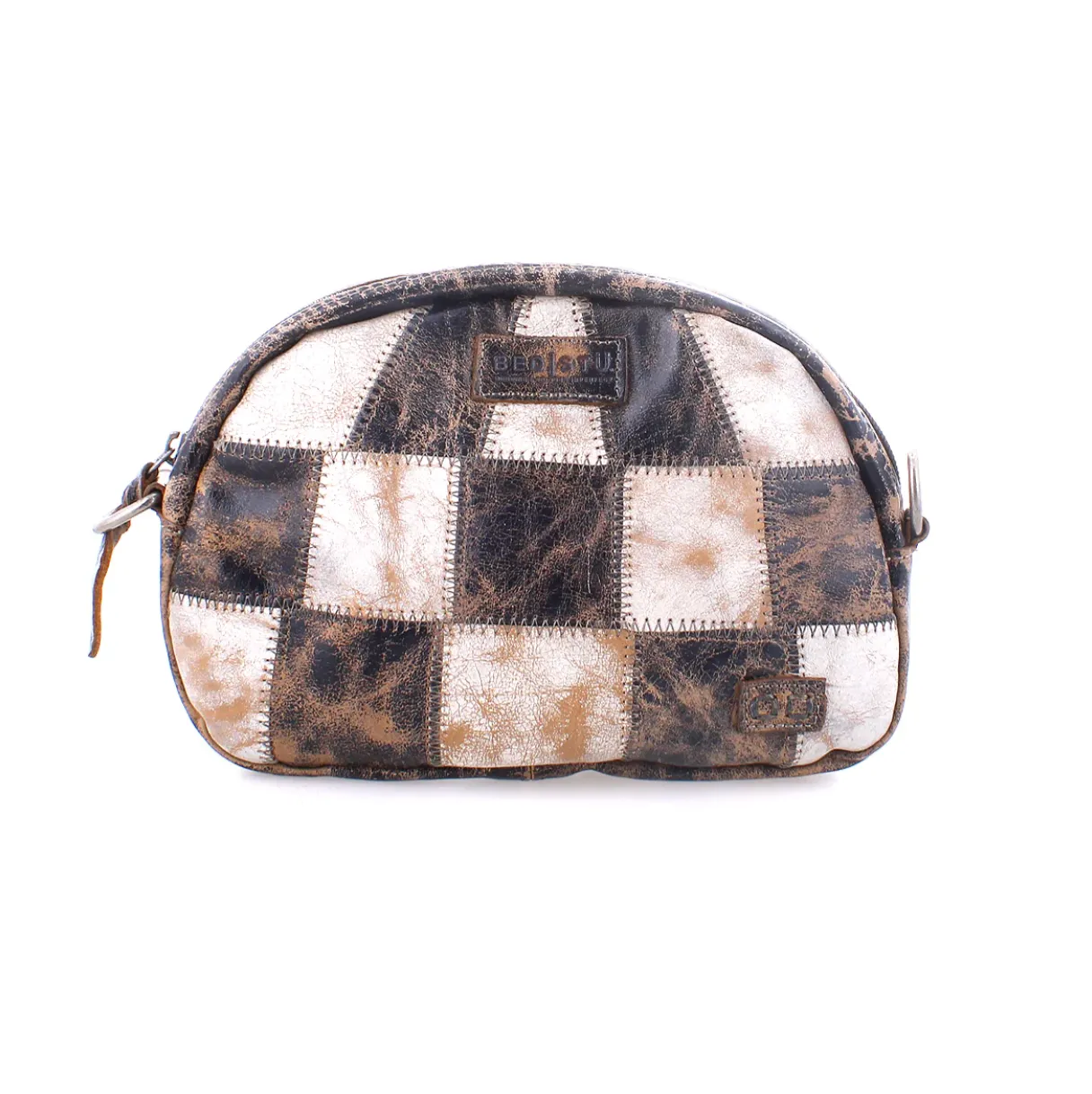 Bedstu Abundance Checkered Leather Bag