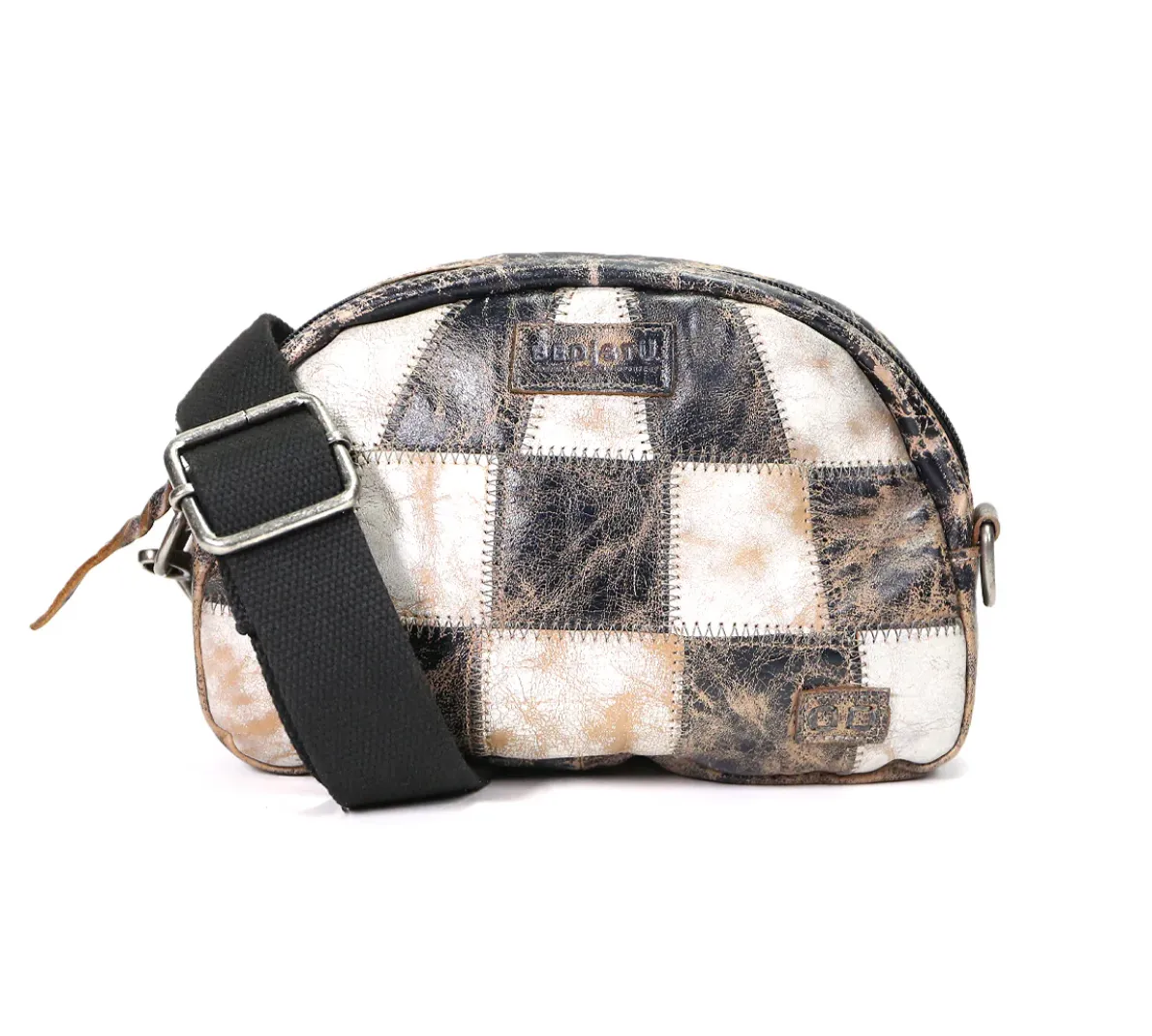 Bedstu Abundance Checkered Leather Bag