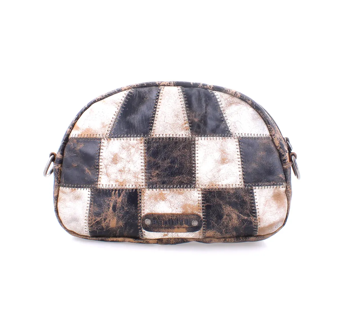 Bedstu Abundance Checkered Leather Bag