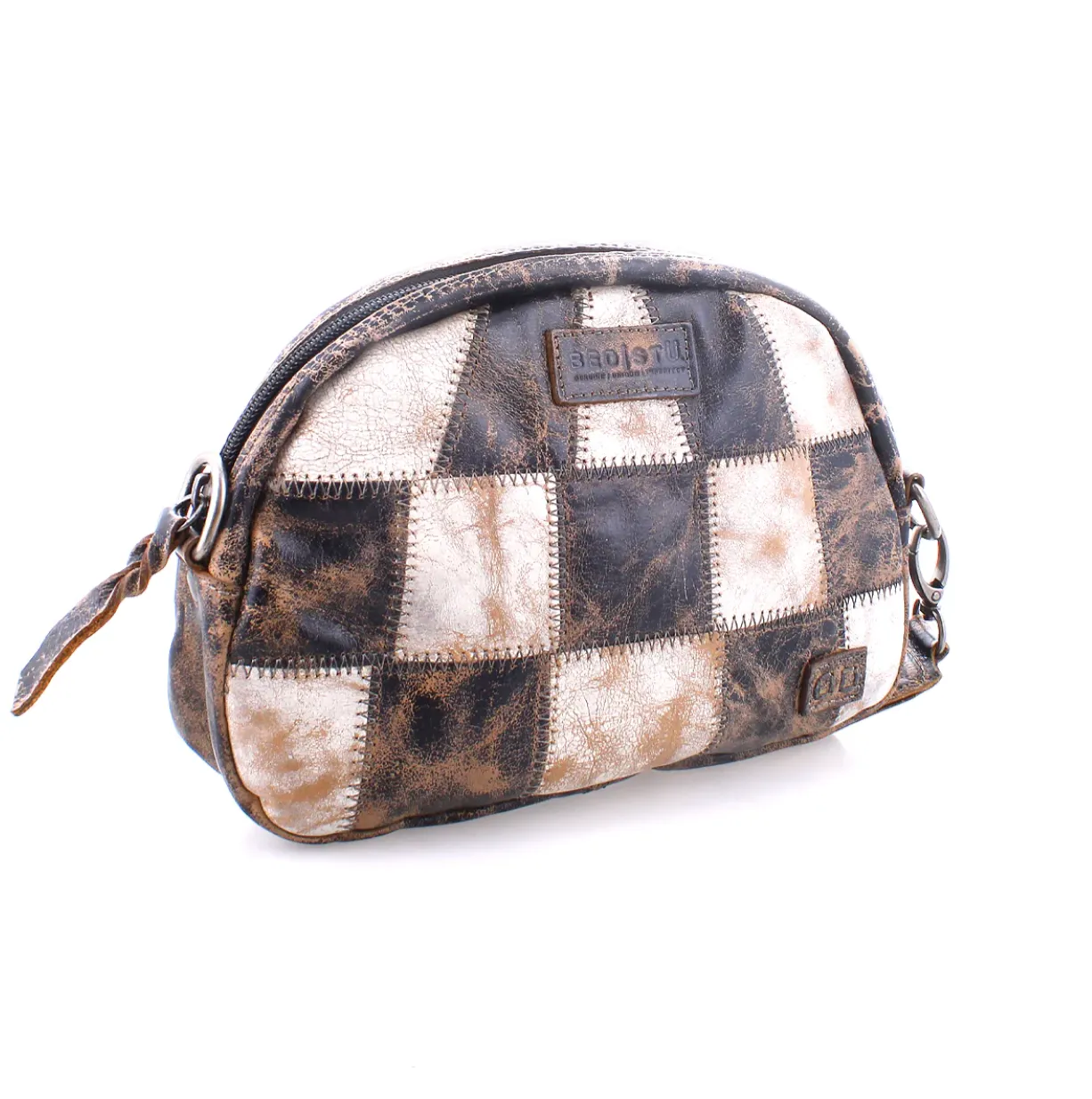 Bedstu Abundance Checkered Leather Bag