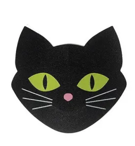 Black Cat Head Nipple Cover Pasties (Pair)