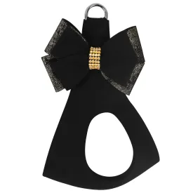 Black Glitzerati Double Nouveau Bow Step In Harness