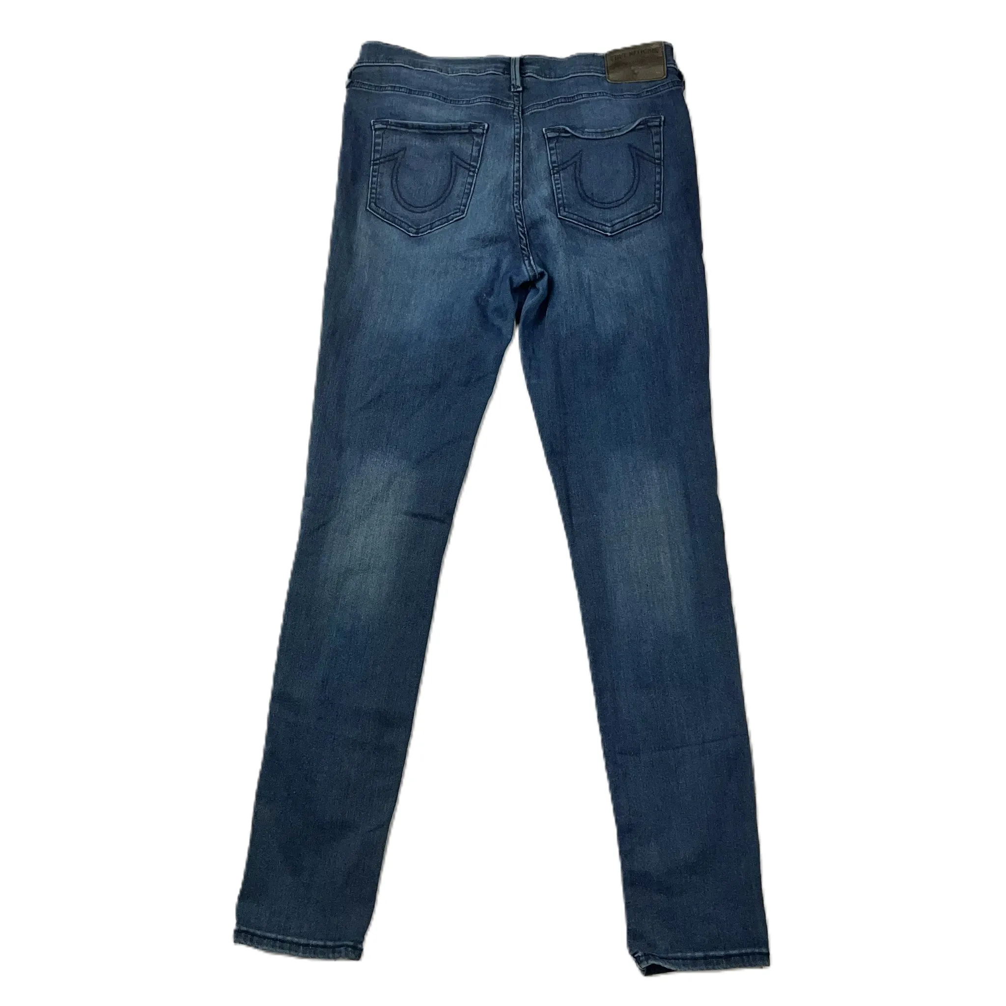 Blue Denim Jeans Skinny By True Religion, Size: 10