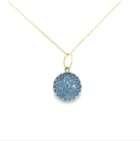 Blue Diamond Necklace