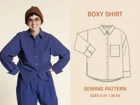 Boxy Shirt sewing pattern