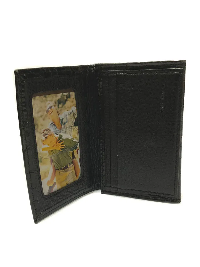 Brighton E70133 Rockefeller Card Case Dark Black - D