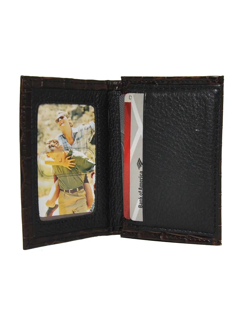 Brighton E70138 Rockefeller Card Case Dark Brown