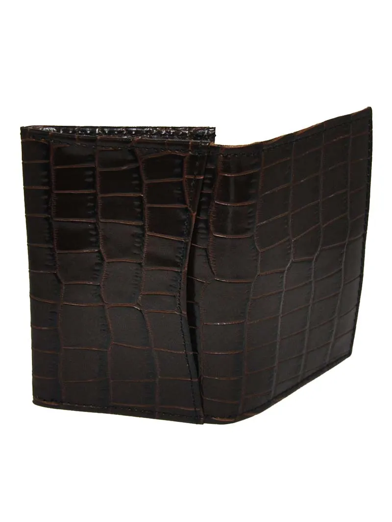 Brighton E70138 Rockefeller Card Case Dark Brown