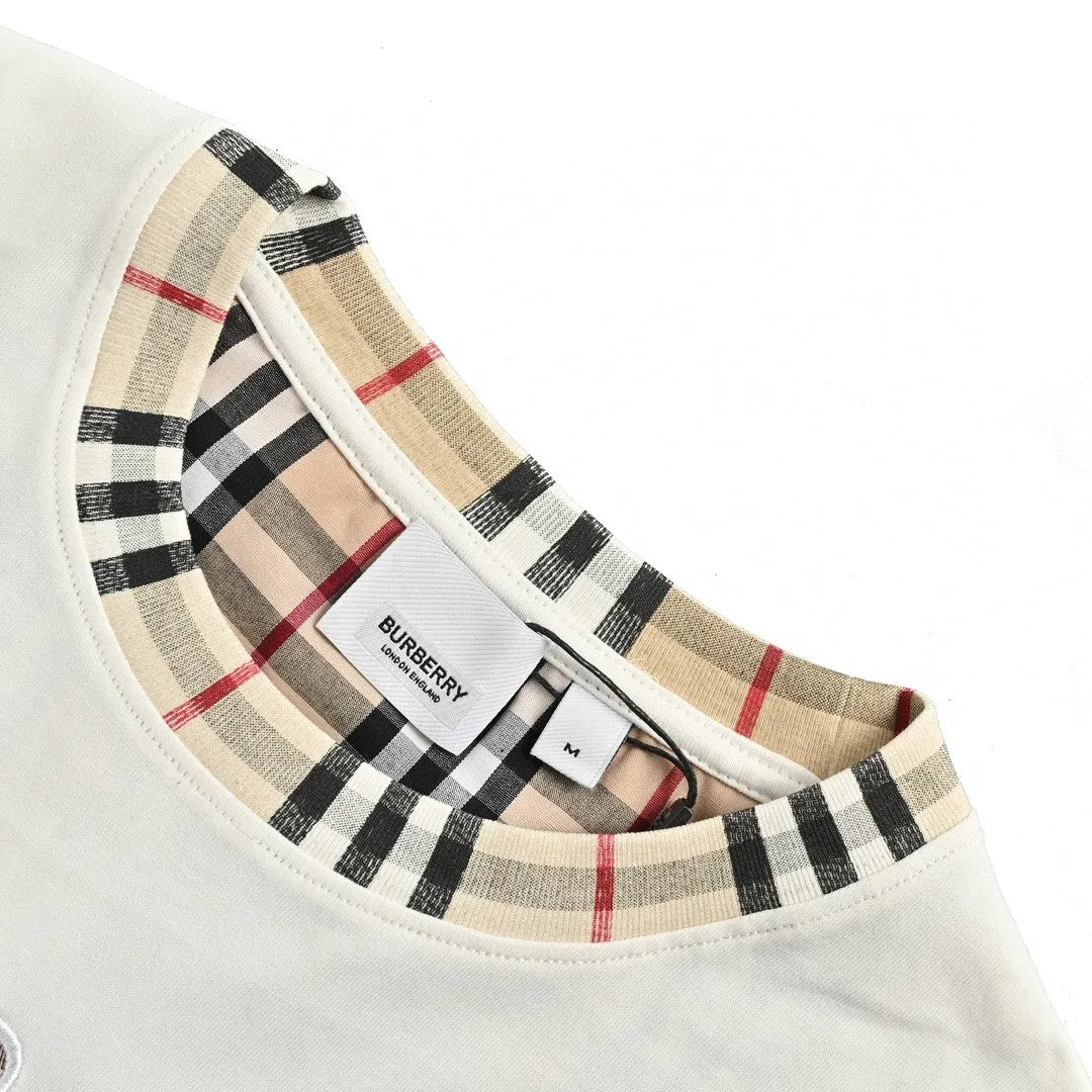 Burberry Logo Collar Detail T-Shirt