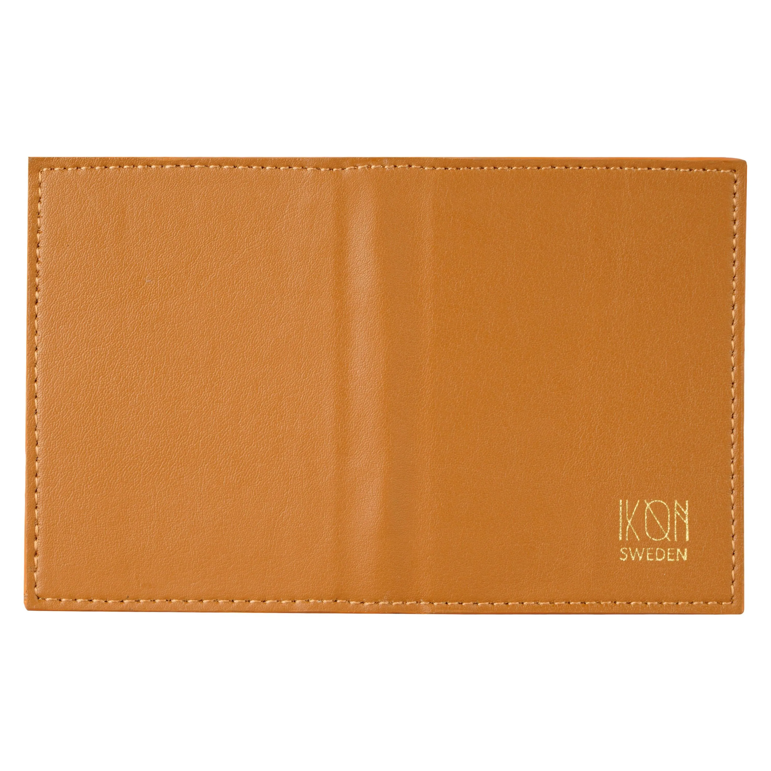 Cactus Leather BiFold Card Wallet - Cognac