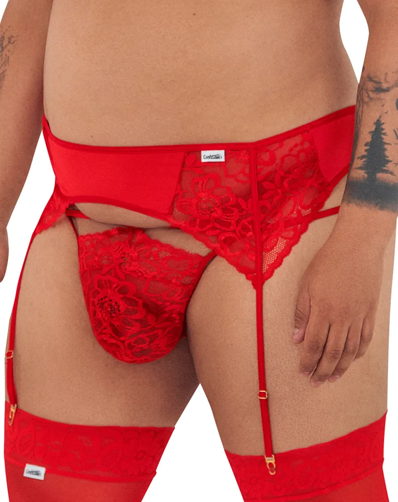 Candyman 99550x Lace Garter-jockstrap