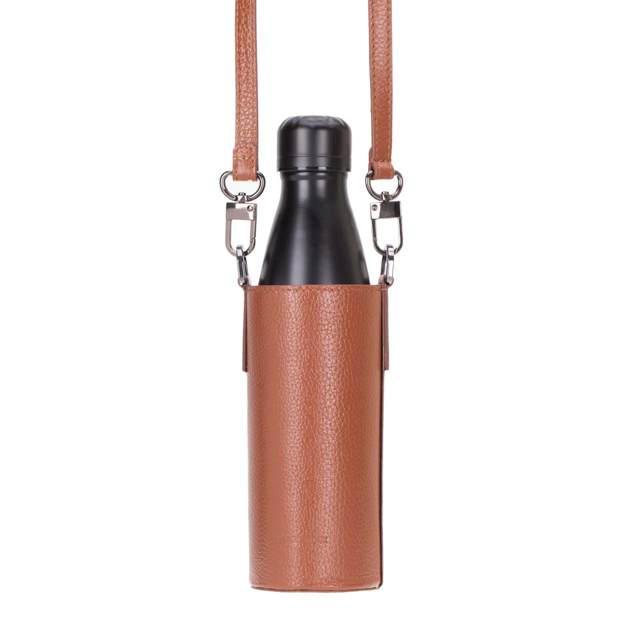 Castaway Crossbody Water Bottle Holder, Brown