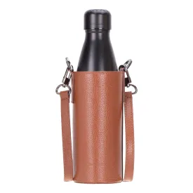 Castaway Crossbody Water Bottle Holder, Brown