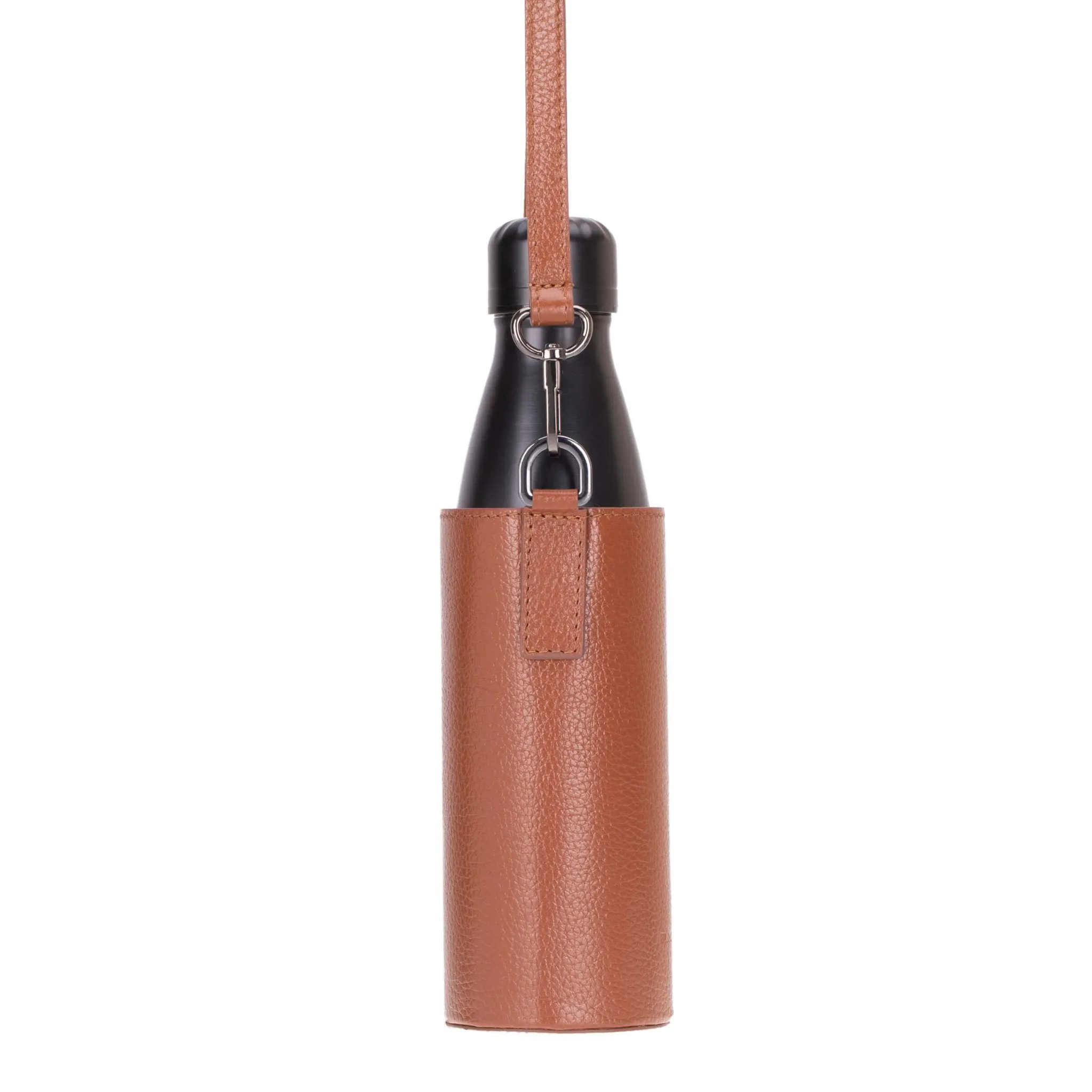 Castaway Crossbody Water Bottle Holder, Brown