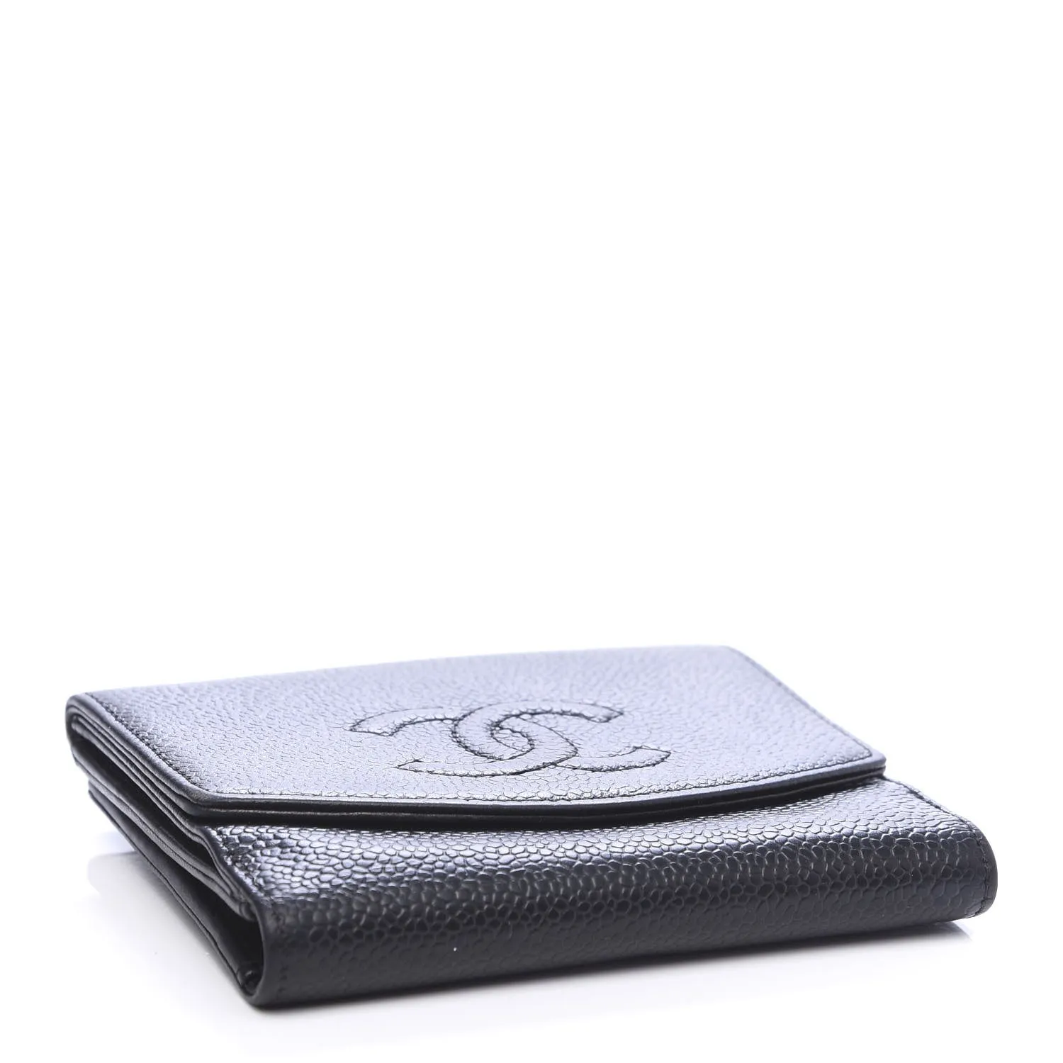 Caviar Compact French Wallet