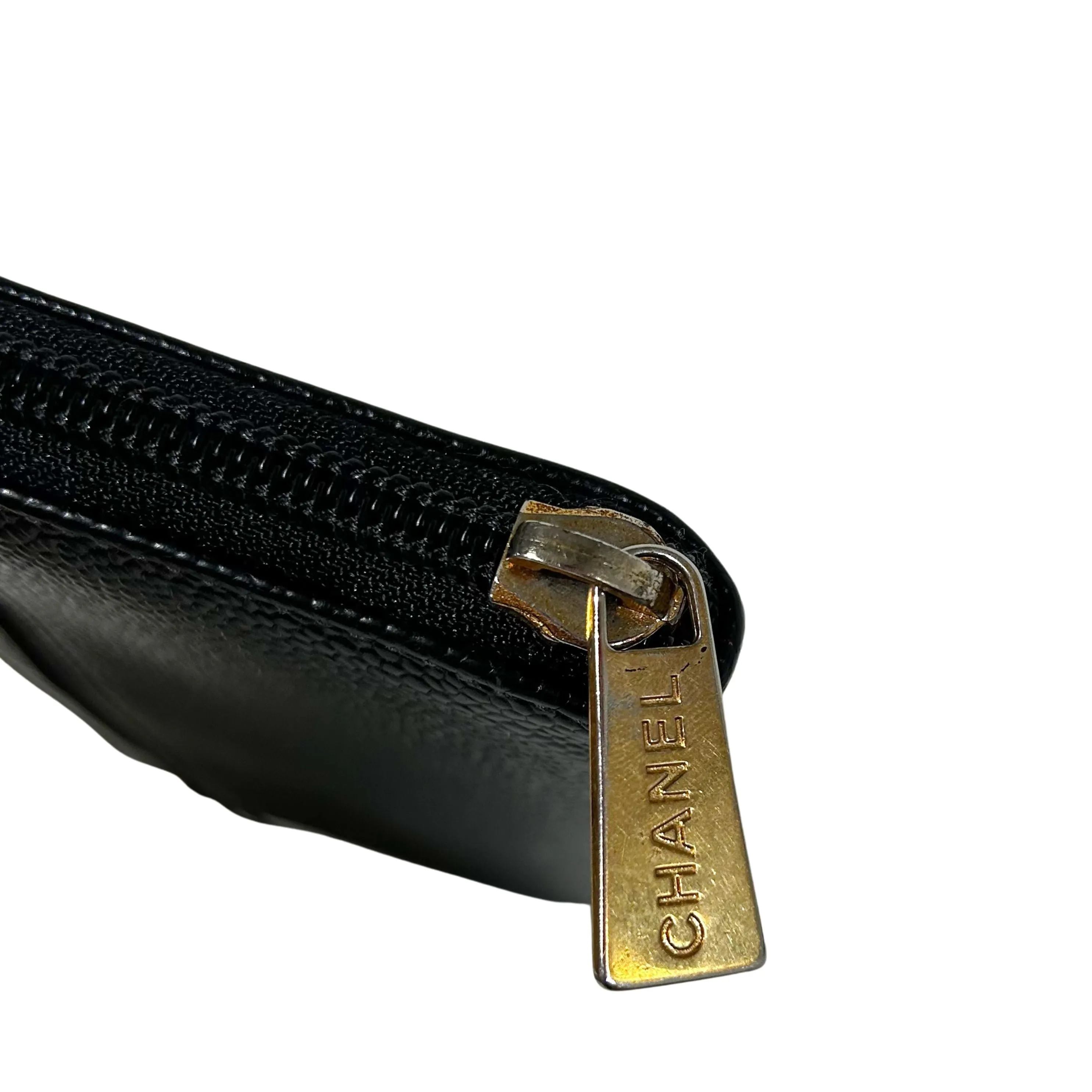 Caviar Timeless CC Zip Around Wallet