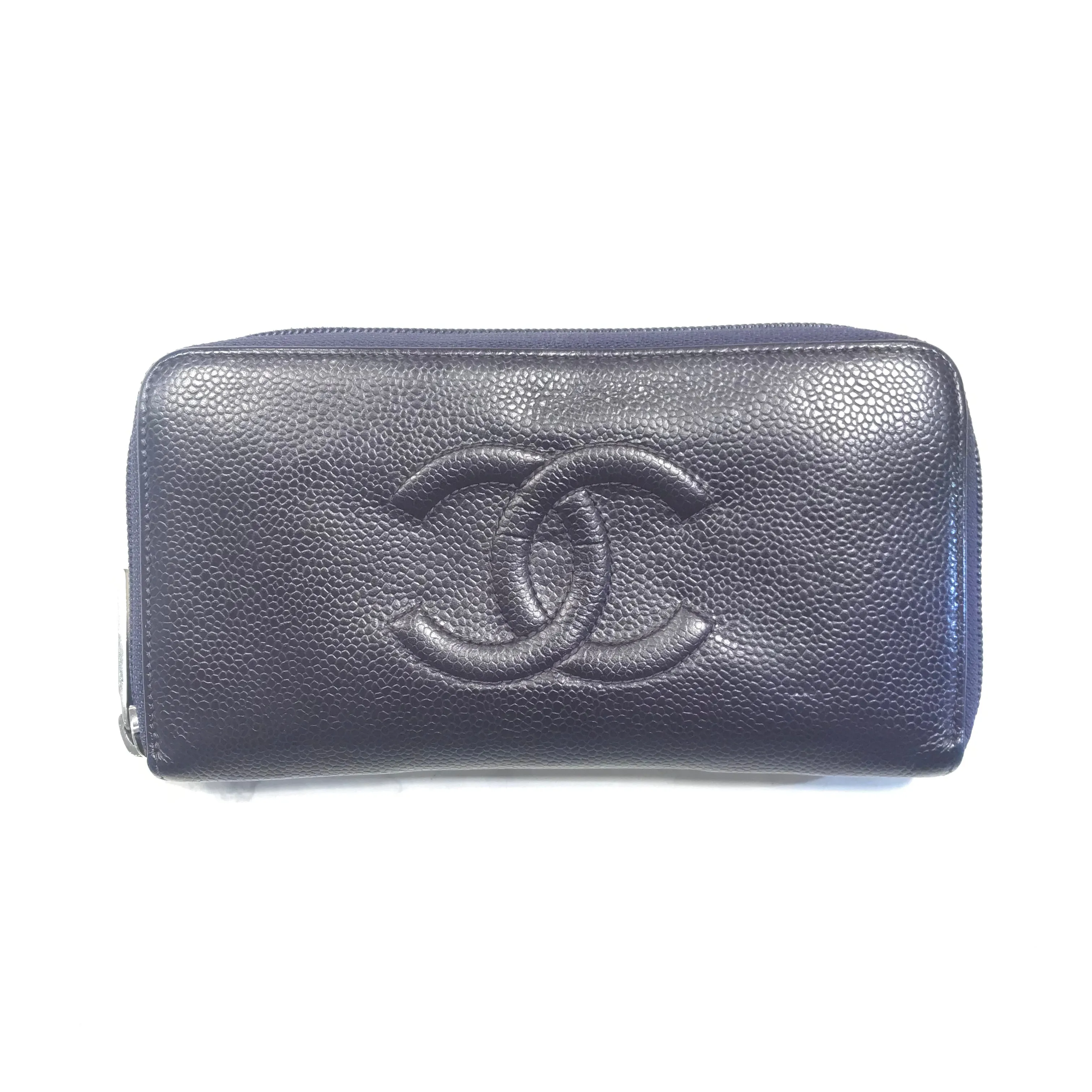 Caviar Timeless CC Zip Around Wallet