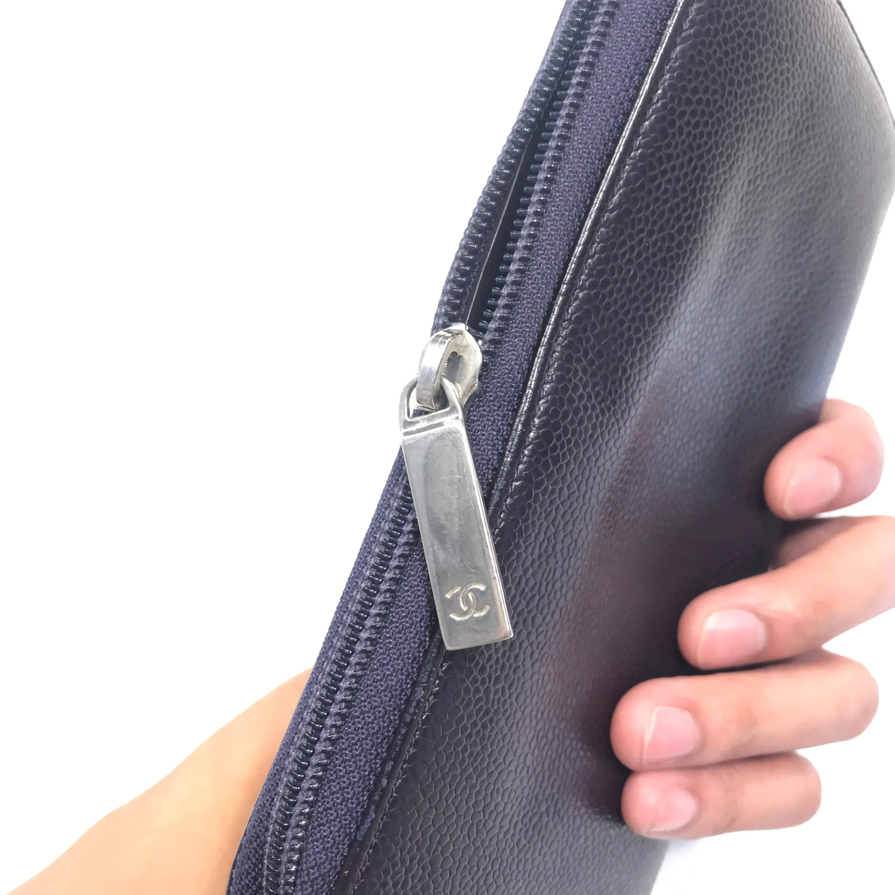 Caviar Timeless CC Zip Around Wallet