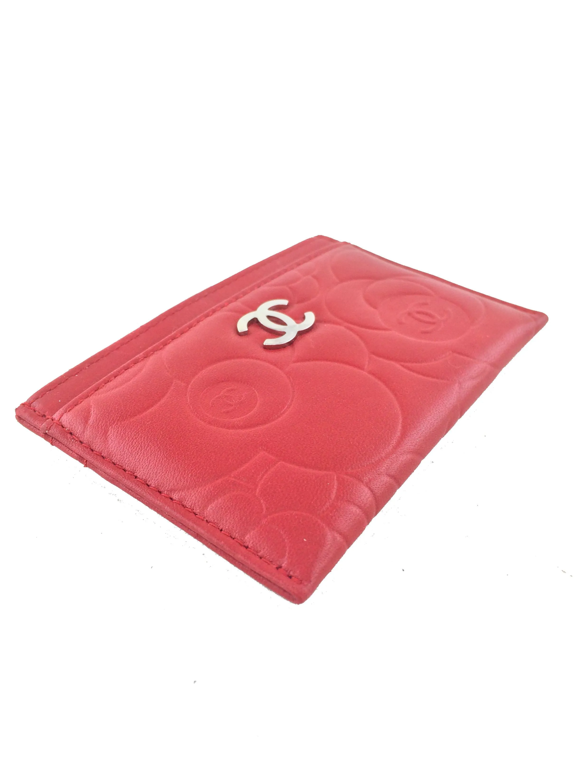 Chanel Camellia Card Holder