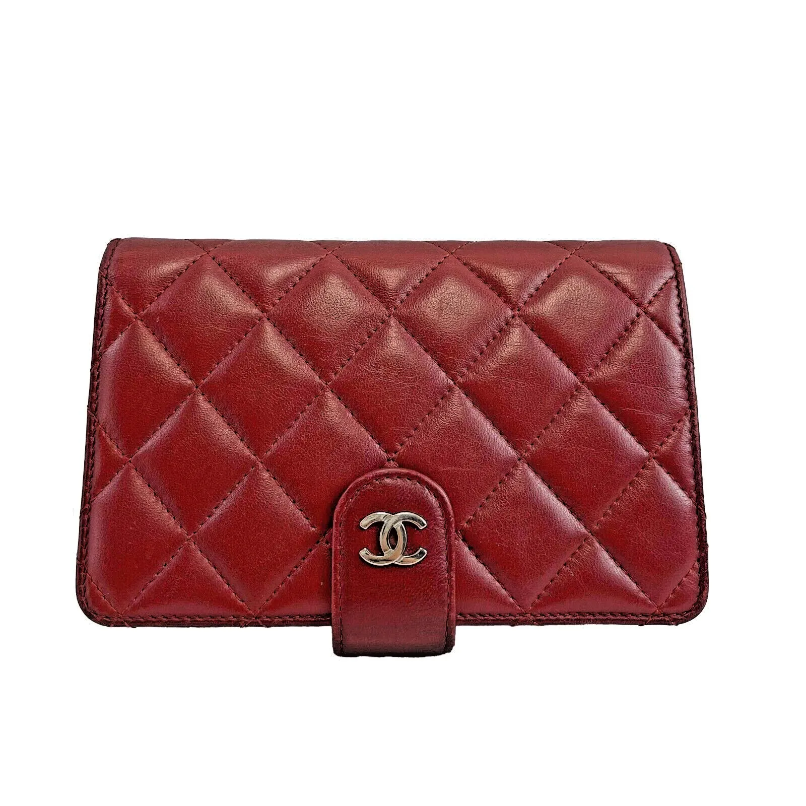 CHANEL French Style Wallet Quilted Leather