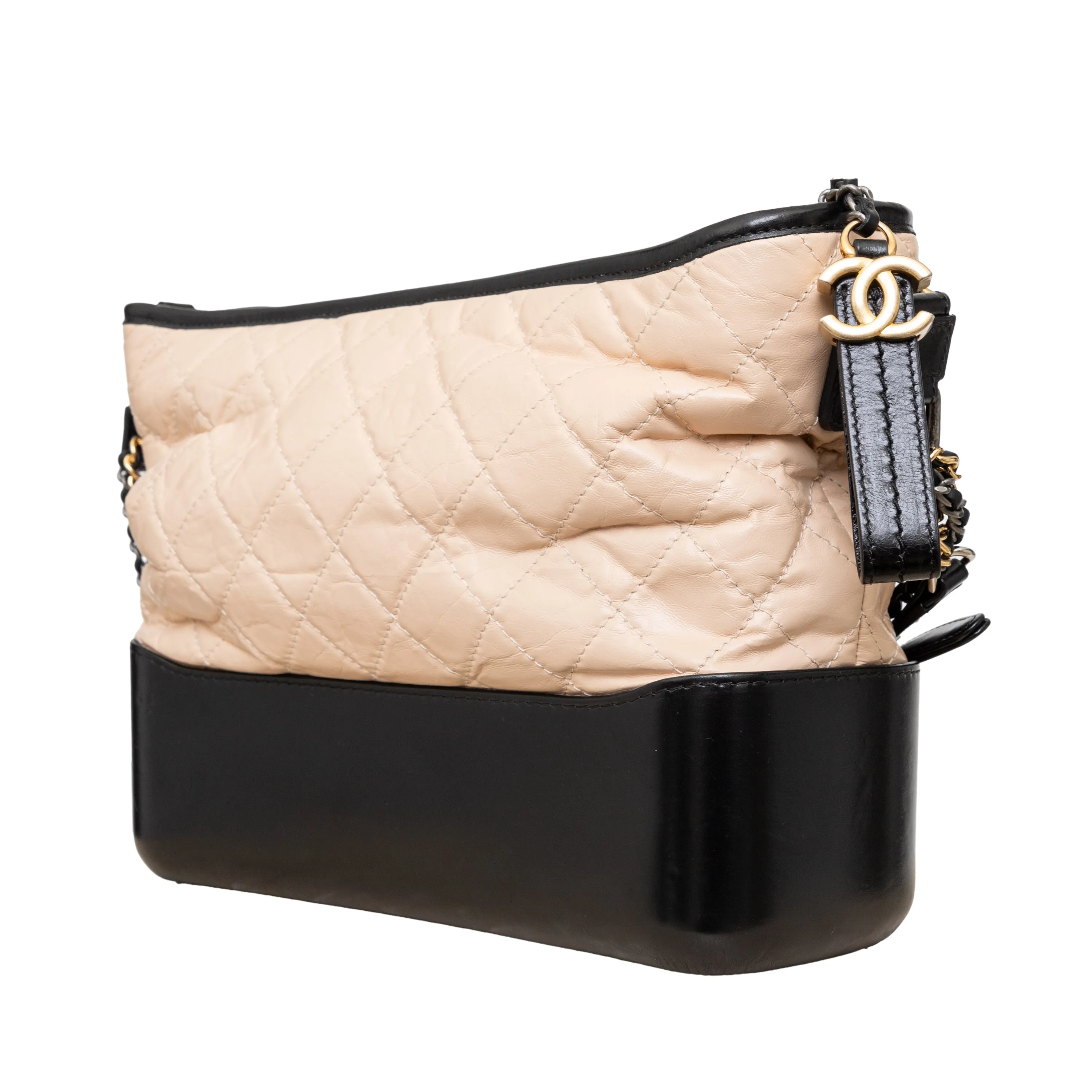 Chanel Quilted Large Gabrielle Hobo Bag - '10s