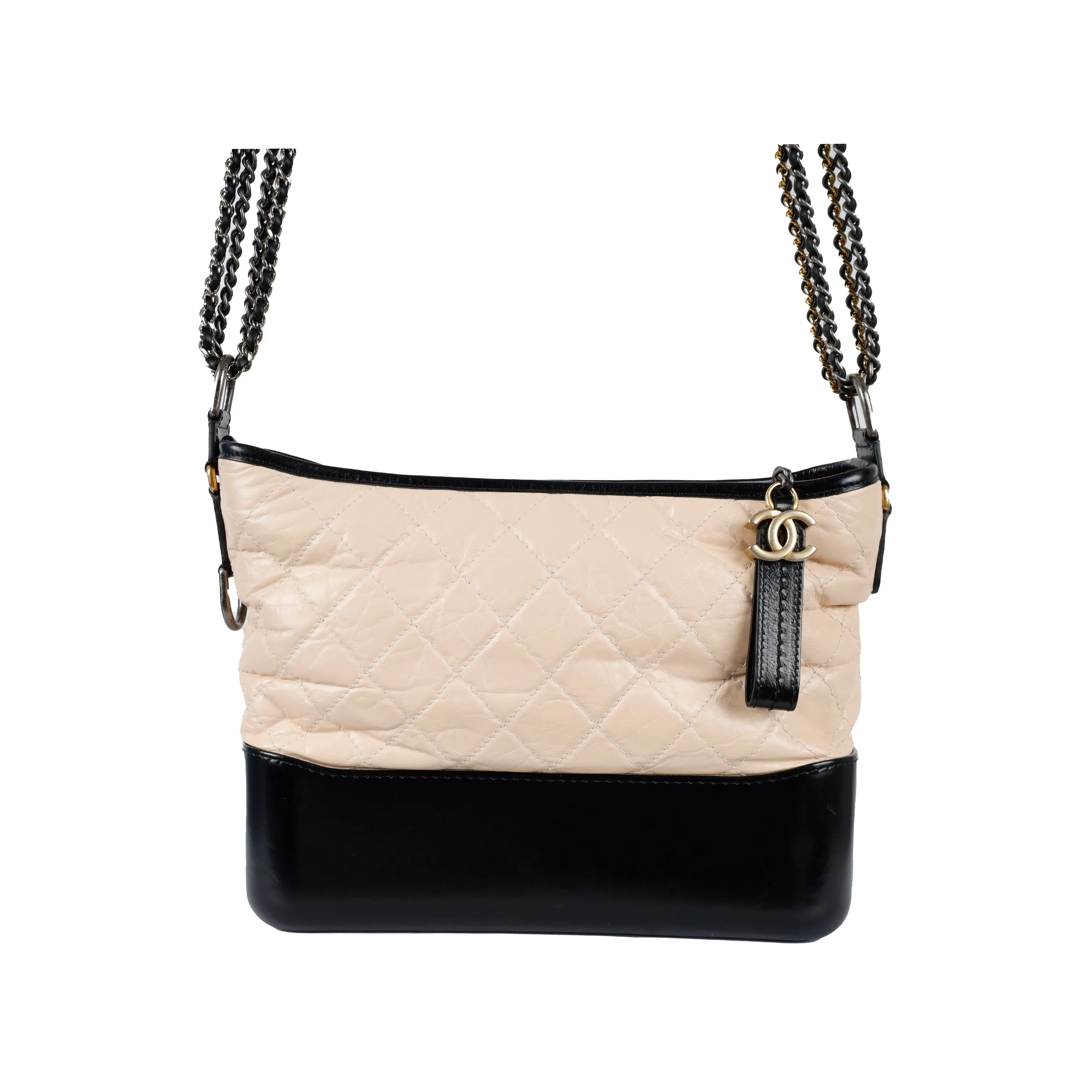 Chanel Quilted Large Gabrielle Hobo Bag - '10s