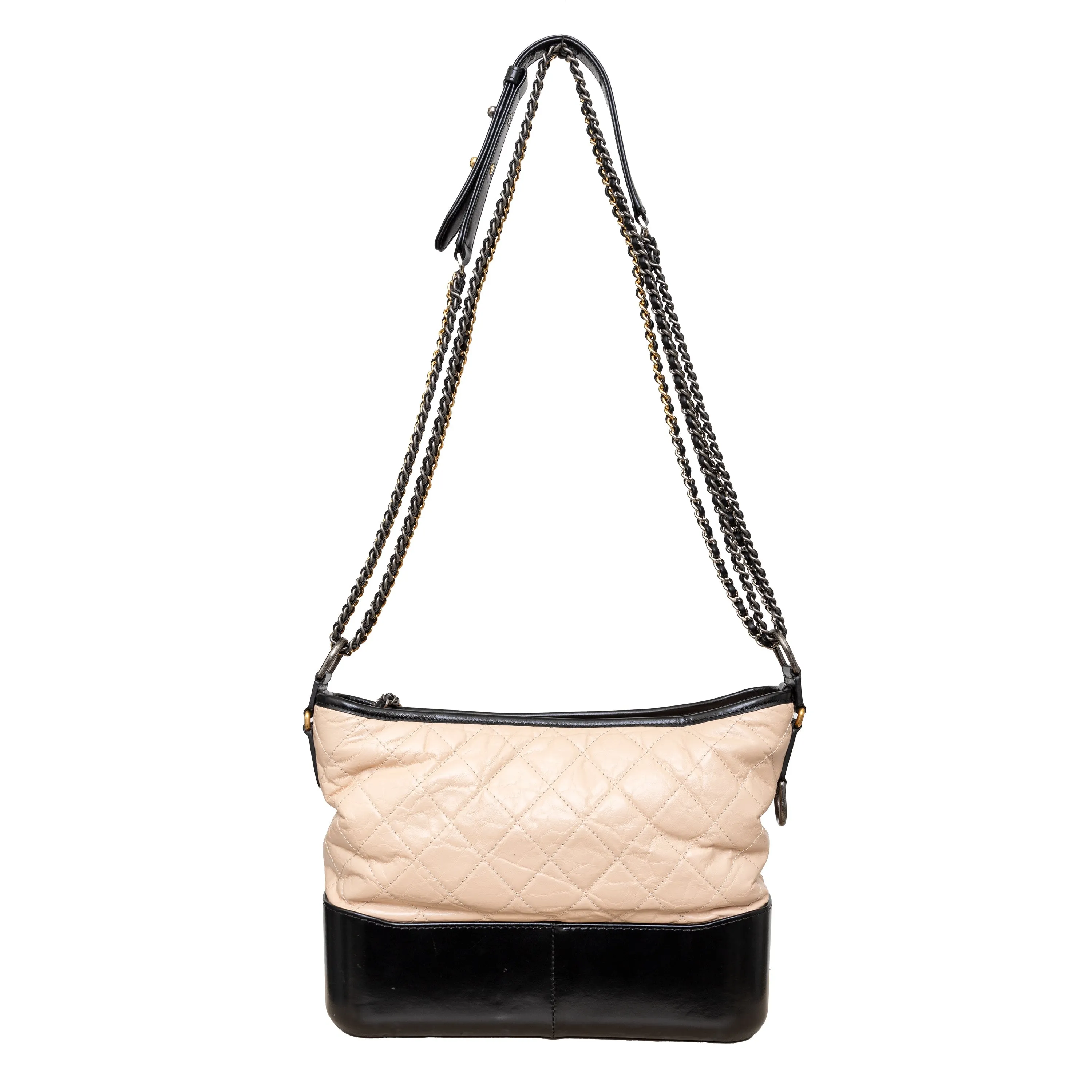 Chanel Quilted Large Gabrielle Hobo Bag - '10s