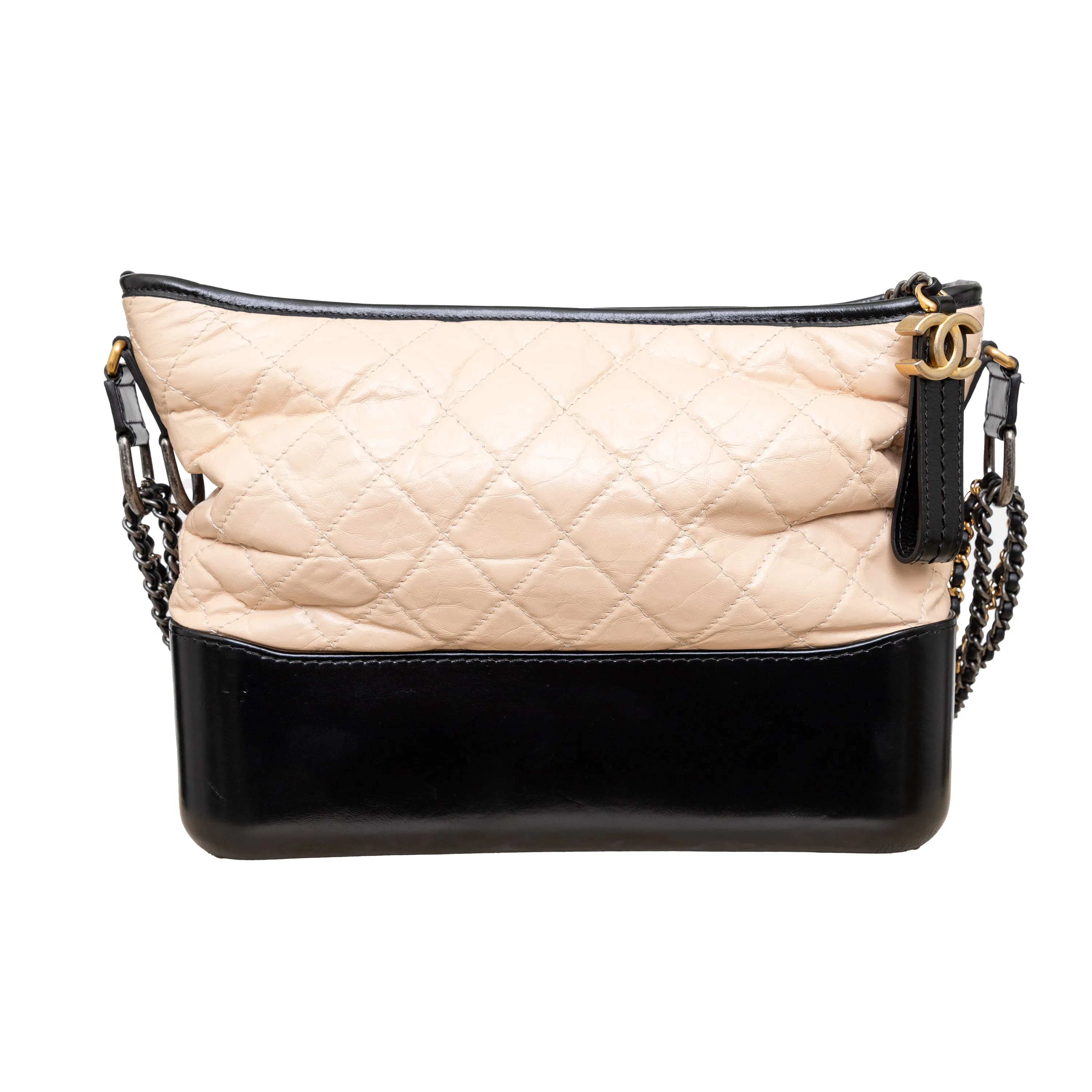 Chanel Quilted Large Gabrielle Hobo Bag - '10s