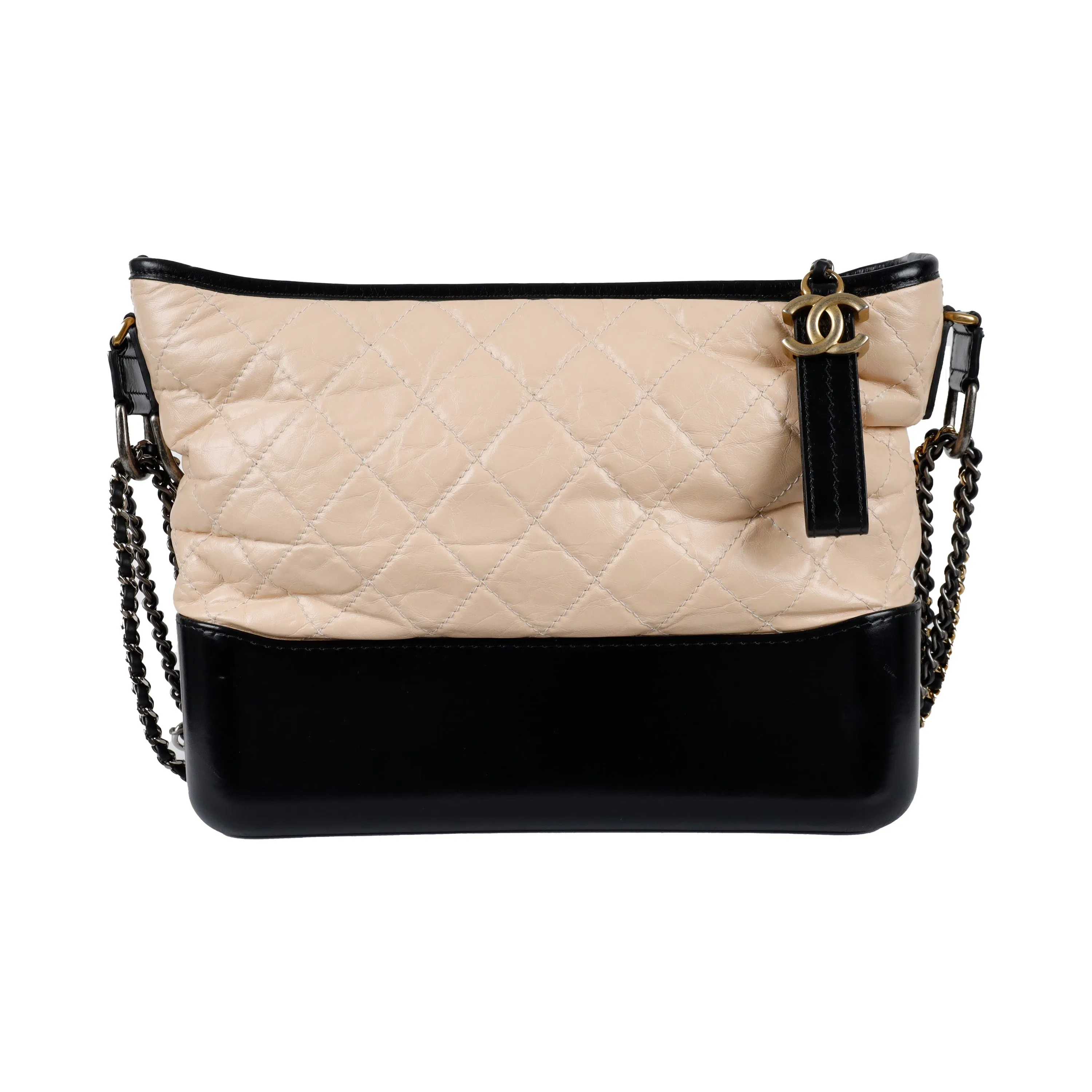 Chanel Quilted Large Gabrielle Hobo Bag - '10s