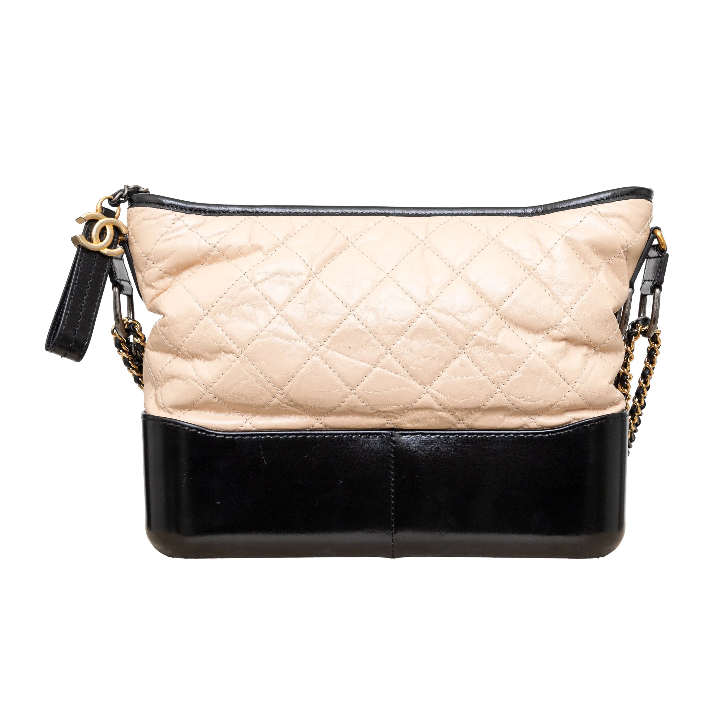 Chanel Quilted Large Gabrielle Hobo Bag - '10s