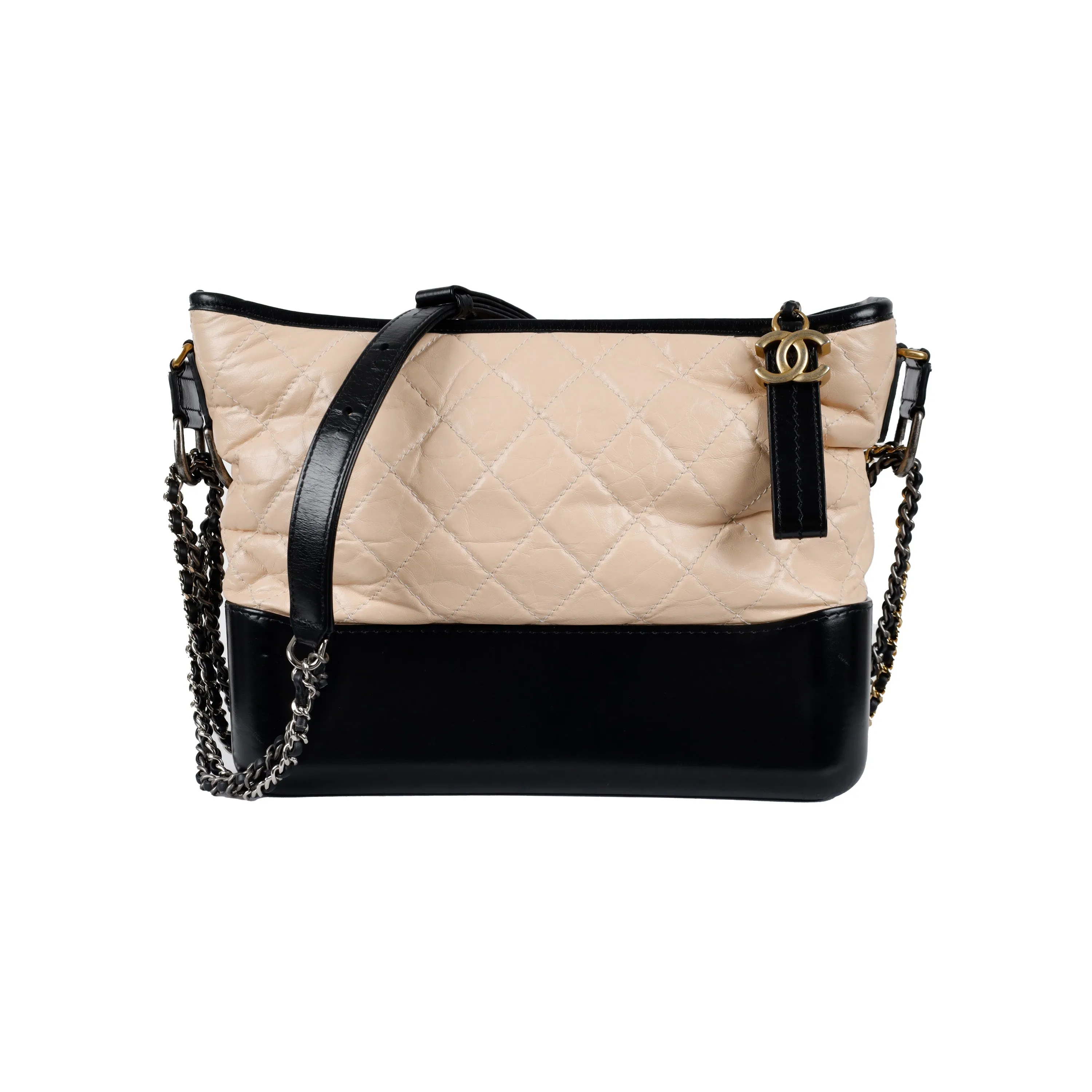 Chanel Quilted Large Gabrielle Hobo Bag - '10s