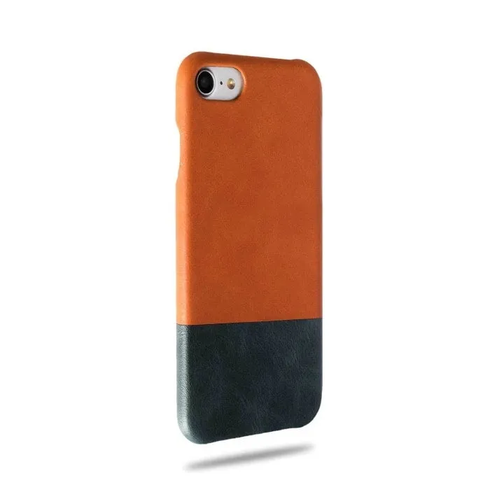 Cider Orange & Peacock Blue iPhone SE 2/ iPhone 8 / iPhone 7 Leather Case (Discontinued)