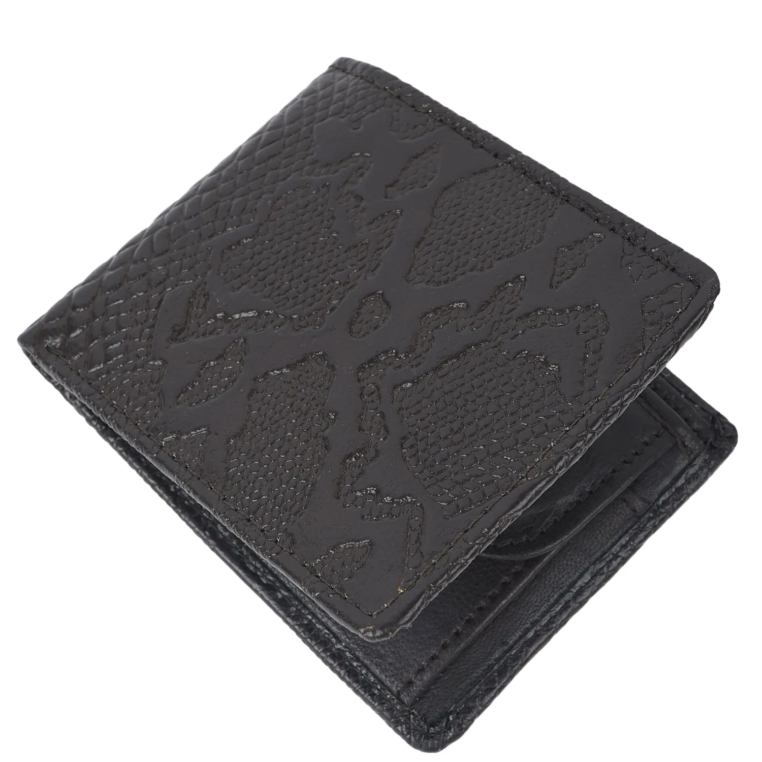 CIMONI Genuine Leather Casual Design Ultra Slim Multiple Credit Cards Slot Wallet for Men