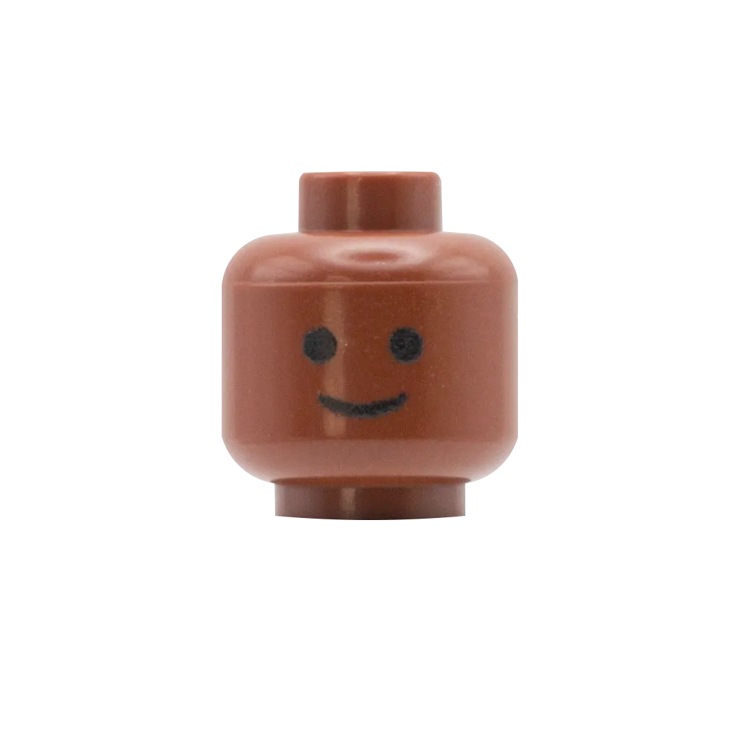 Classic Smile - Custom Printed Minifigure Head