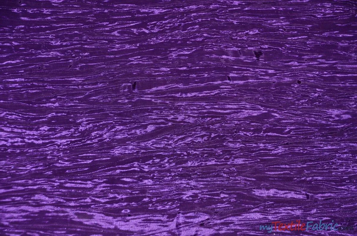 Crease Taffeta Fabric | Crush Taffeta | 52" Wide | Wholesale Bolt | Multiple Colors |